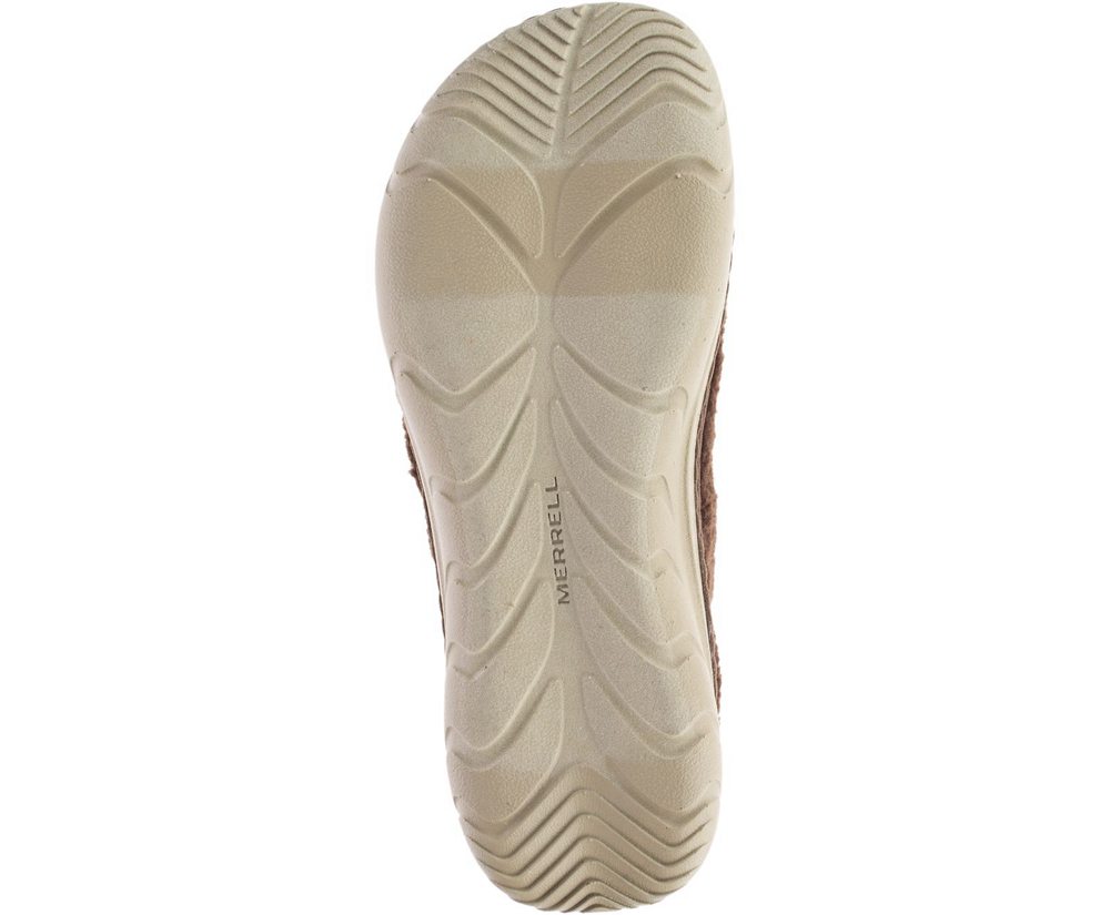 Merrell Slip Ons Brown - Hut Moc Cocoa - Mens 27IJQVRED